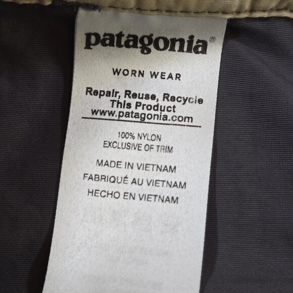 Patagonia Men's 34 x 9" Nylon Utility Shorts Dark Gray Button Fly Drawstring - Picture 9 of 10